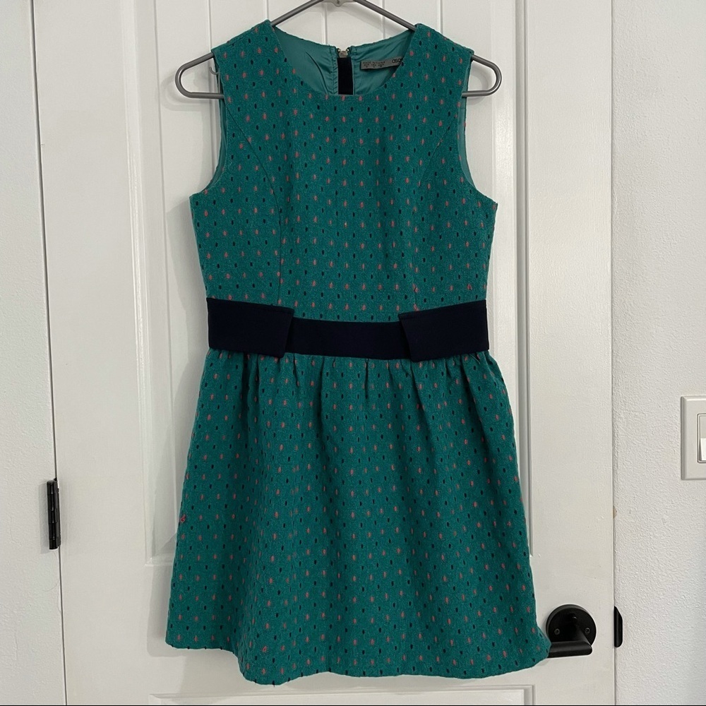 Asos Black & Pink Dotted Green Dress